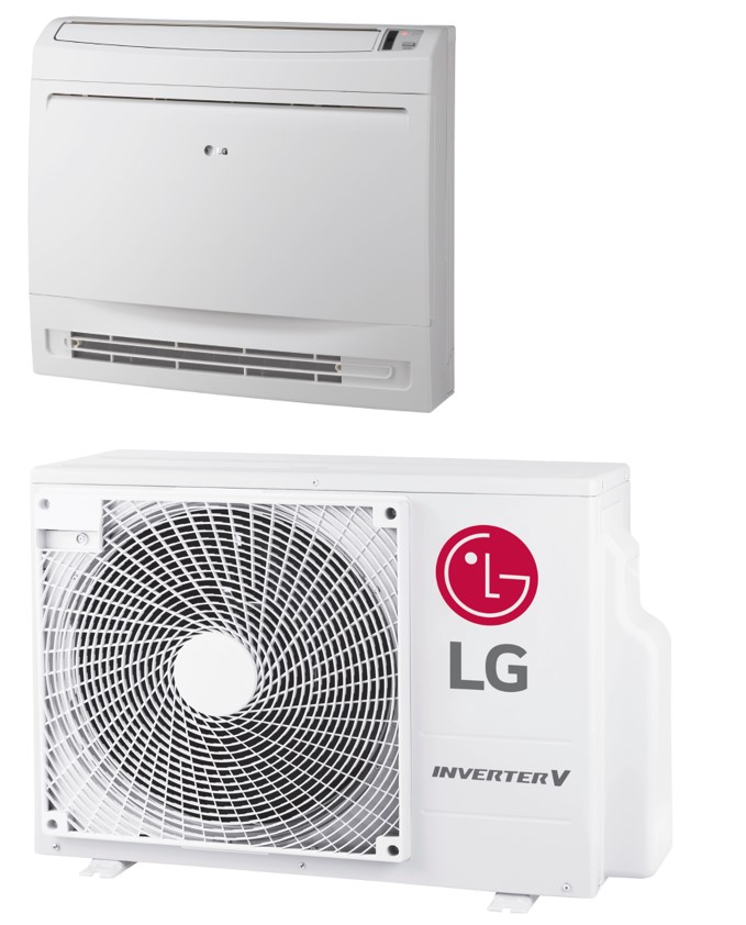 LG-UQ18 5kW Vloermodel R32 Console inverter set